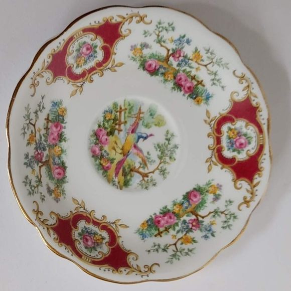 Foley Bone China Saucer "Broadway". Vintage - Picture 4 of 4